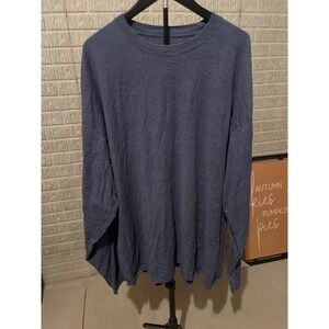 Champion Long Sleeve T-Shirt Casual‎ Blue Everyday Wear Top